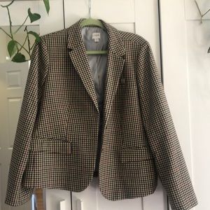 J. Crew Houndstooth Blazer
